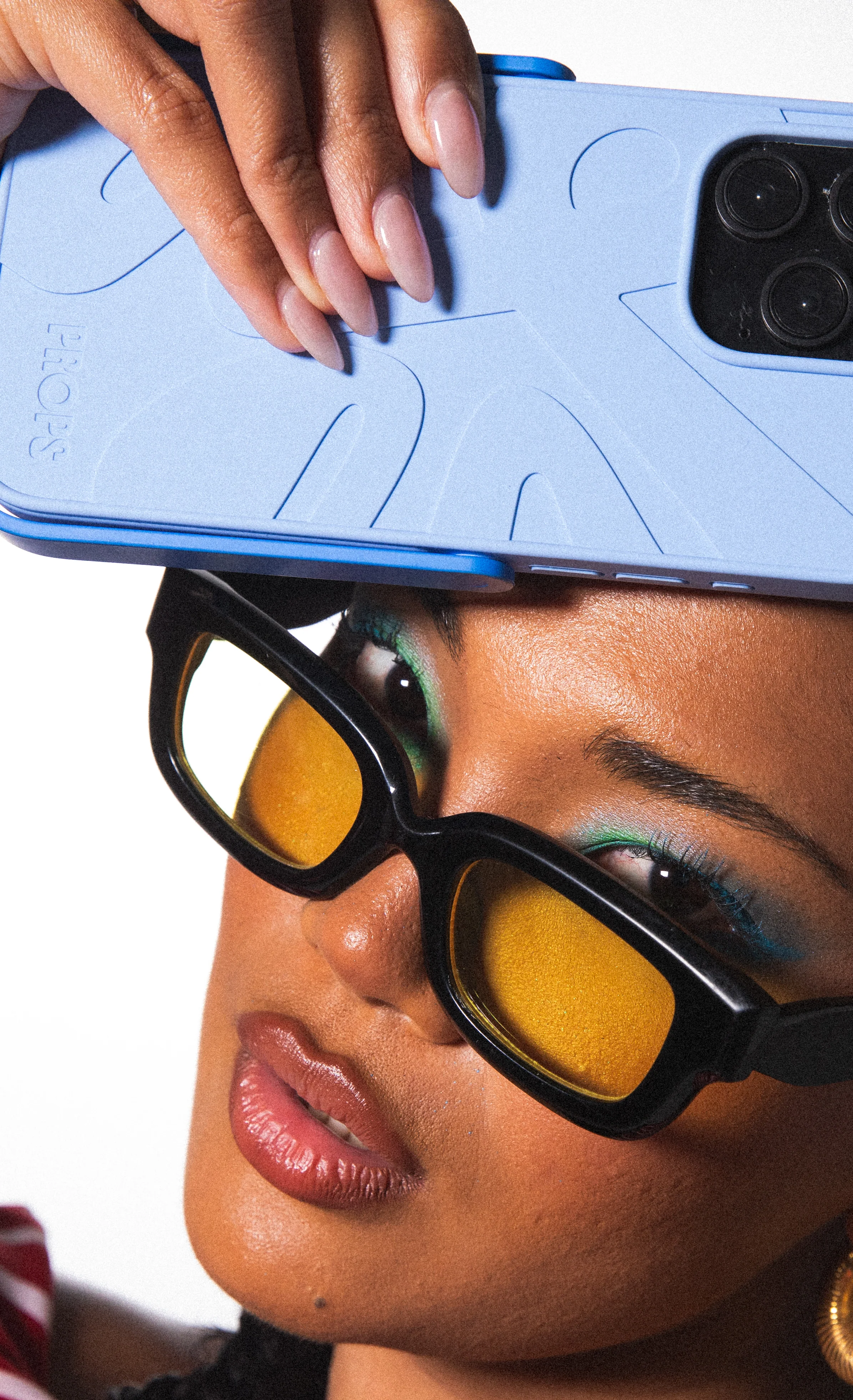 The Props iPhone 15 Case - Blue Frills - Image 4